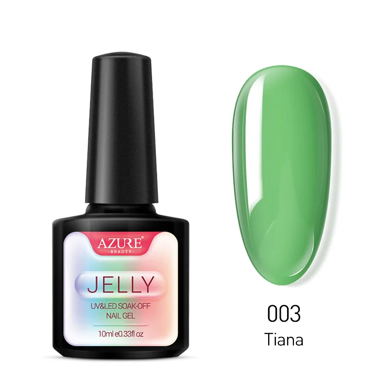 Modelones полупрозрачный светодиодный Гель-лак для ногтей, впитывающий Желейный лак для ногтей, Полупостоянный разноцветный лак, гель-эмаль для салона - Цвет: 003 Tiana