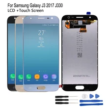 Для SAMSUNG Galaxy J3 J330 J330F SM-J330F ЖК-дисплей Дисплей Сенсорный экран планшета Ассамблеи Замена для SAMSUNG J330 ЖК-дисплей