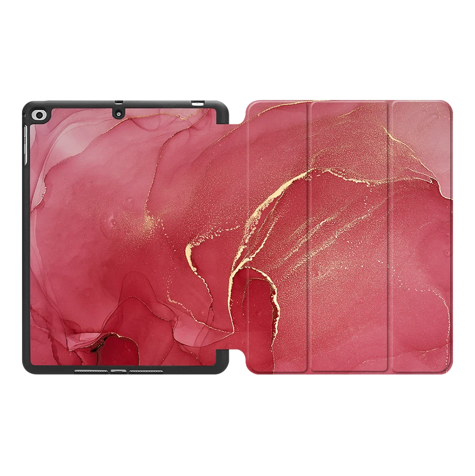 Чехол MTT marble для iPad 9,7 дюймов, мягкая задняя панель из ТПУ+ откидная подставка из искусственной кожи, умный чехол для iPad Air 1 2, чехол для планшета, Fundas - Цвет: IPBC14