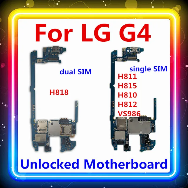 Для LG G4 материнская плата H818 Две сим-карты объемом до 32 GB Оригинал для H811 H815 H810 H812