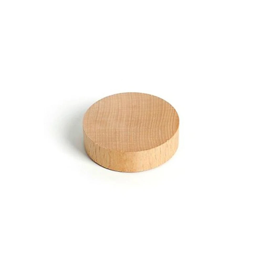 

Home Round Multifunction Durable Easy Use Wall Practical Wooden Hook Unique Decorative Keys Universal Strong Magnetic Storage