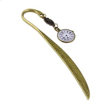 

New Romantic Design Retro Vintage Metal Alloy Bronze Bookmark Document Book Mark Label Diy Fit For Gift School Office Decor