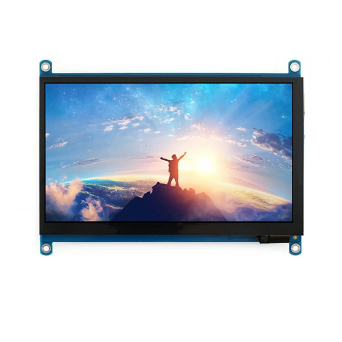 7 Inch Touch Screen 1024x600 Resolution LCD Display HDMI TFT Monitors Compatible for Raspberry Pi FKU66