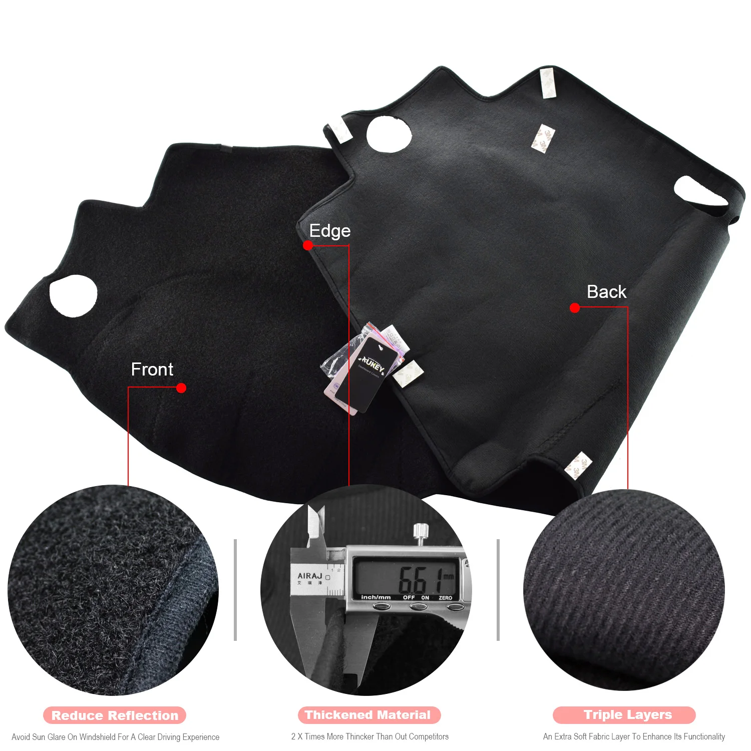 Dashboard Cover Dashmat Dash Mat Pad Sun Shade Dash Board Cover Fit For Honda CRV CR-V 2007 2008 2009 2010 2011