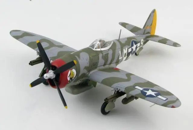 Хобби мастер P-47D Thunderbolt 56th FG CO Col Давид шиллинг безволосый Джо Англия июня 1944 1/48 литье под давлением модель самолета