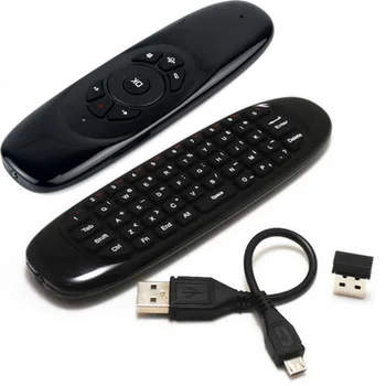 

2.4GHz Mini Oval Wireless Remote Control Fly Air Mouse Keyboard for Android TV