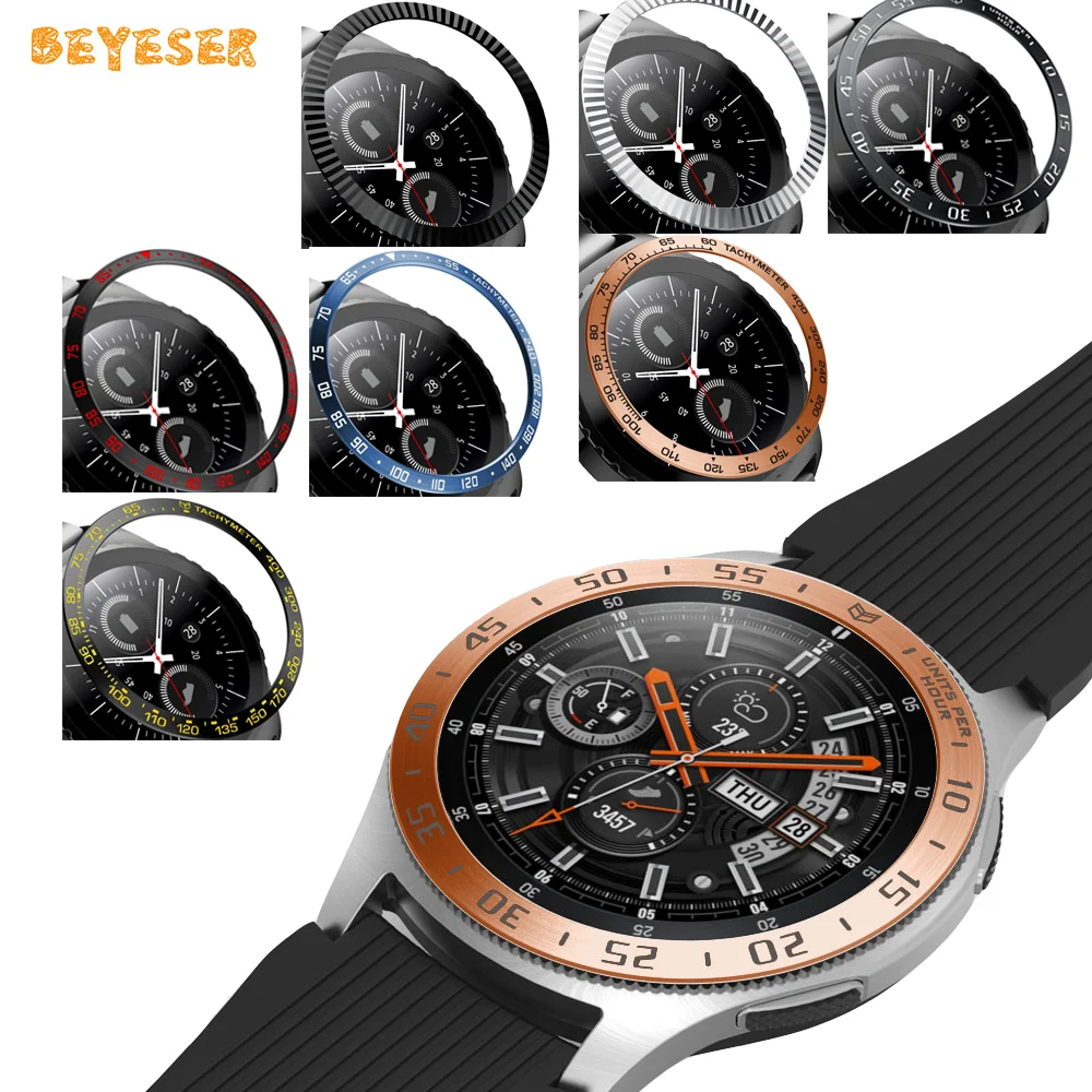 Защитное кольцо для Samsung Gear S3 Frontier/galaxy watch 46 мм металлическая наклейка против