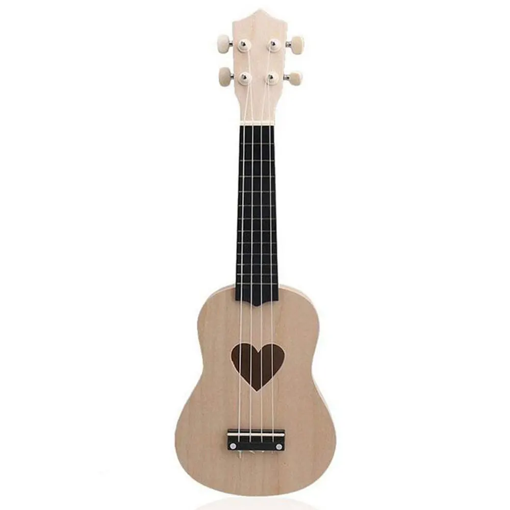 heart DIY Гавайские гитары укулеле Рисование Искусство детей обучение DIY Укулеле прочный тонкий тилия Музыкальные инструменты студента 3 стиля - Цвет: heart
