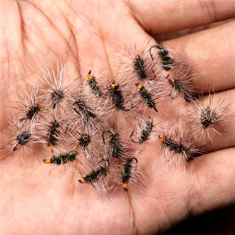 5PCS Hot River Dry Fly Small Size Trout Grayling Fly Fishing Lures Peacock Herl Body Grizzle Hackle #14-#20 5PCS Hot River Dry Fly Small Size Trout Grayling Fly Fishing Lures Peacock Herl Body Grizzle Hackle #14-#20