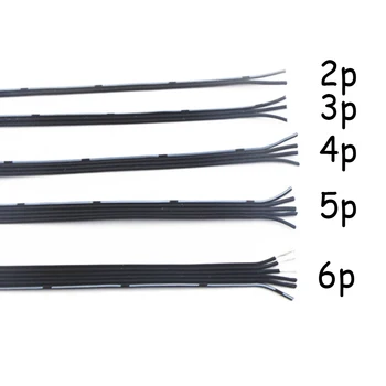 

Extra soft silicone Line 2P 4P 5P Parallel Cable Model Battery Power Cord -60~200 Degree 600V High Temperature Parallel Wire