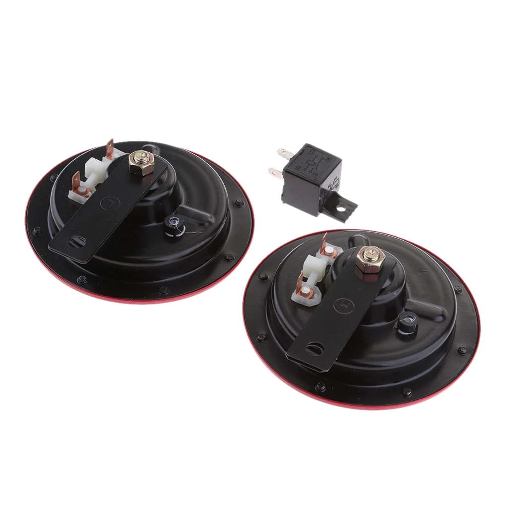 Electrical Pump Air Horn Grill with Relay for 12V Car Truck Yacht Boat Marine