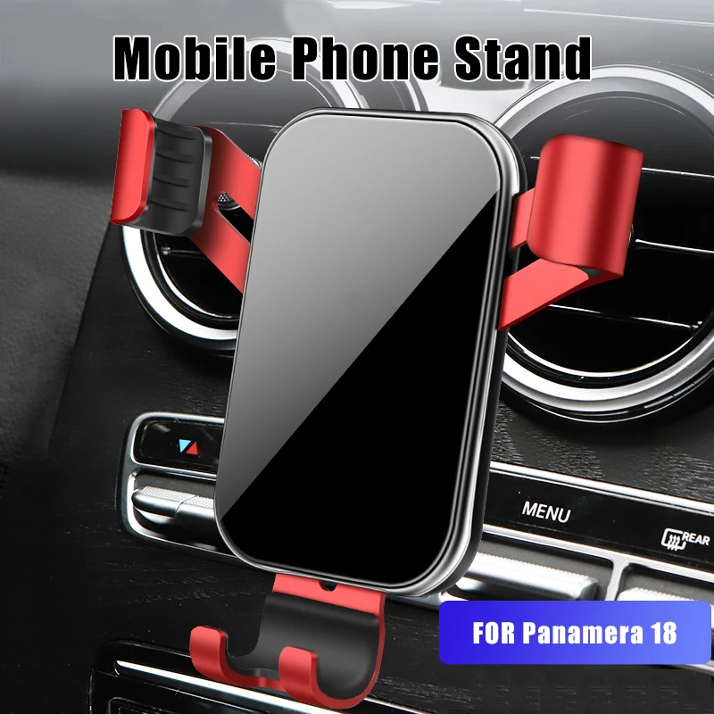 Mobile Phone Holder For Porsche Panamera 2018 GPS Interior Rotation Special Mount Support Navigation Bracket For iPhone Xiaomi