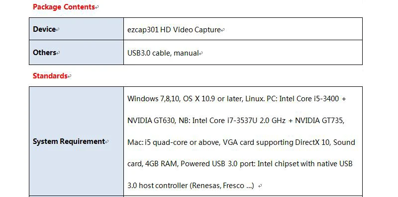 EZCAP301 4K 1080P 60FPS HD HDMI USB 3,0 карта видеозахвата захват для xbox PS3 PS4 ТВ программы медицинская запись прямая трансляция