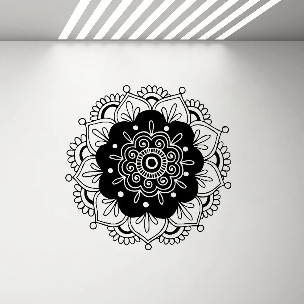 

Mandala Wall Vinyl Decal Home Ornament Living Room Wall Sticker Religions Pattern Wall Murals Housewares Decor Stickers G709