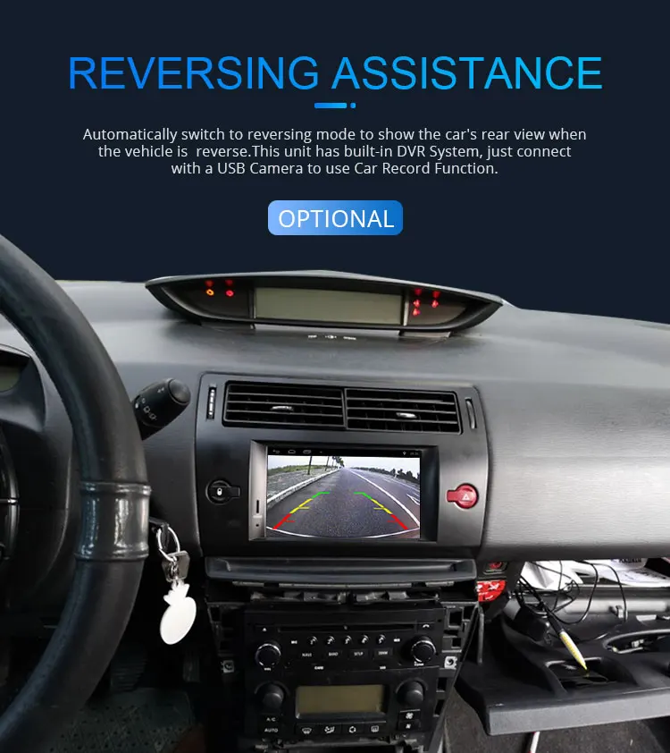 Flash Deal LJHANG Android 9.0 Car Radio DVD Player For Citroen C4 Quatre Triumph 2004-2012 Multimedia Auto Stereo GPS WIFI IPS 8 Core USB 12