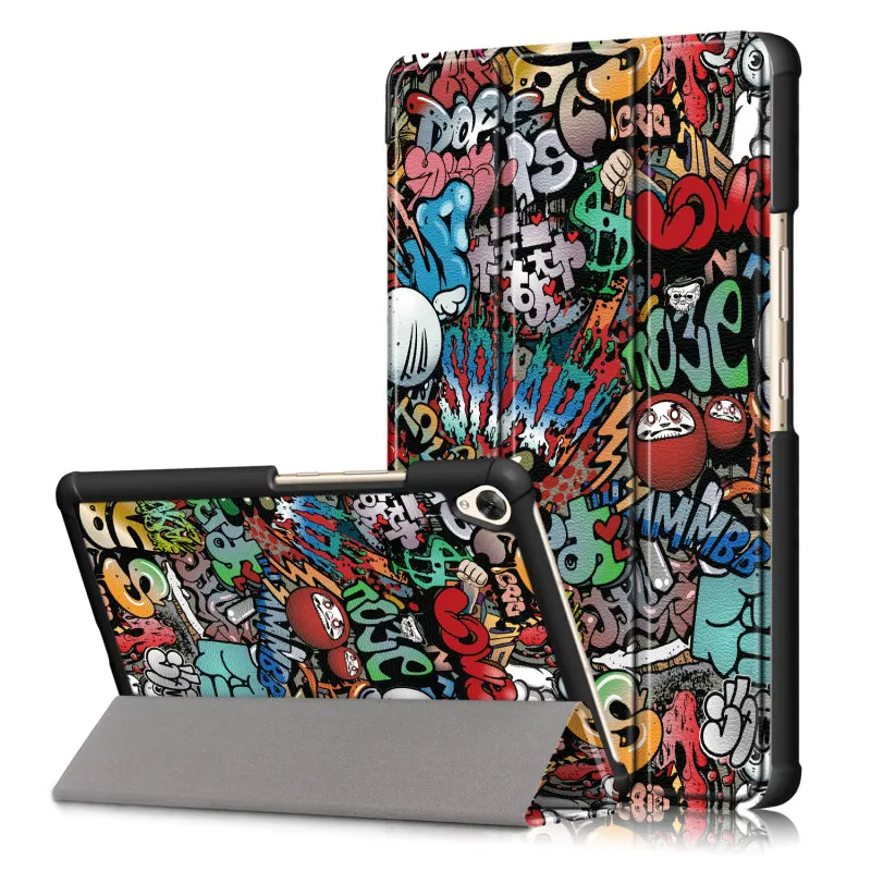 style 1 Чехол для huawei Mediapad M6 8,4 дюймов VRD-AL09 VRD-W09 чехол для планшета huawei M6 8,4 чехол+ Стилус ручка пленка - Цвет: style 1