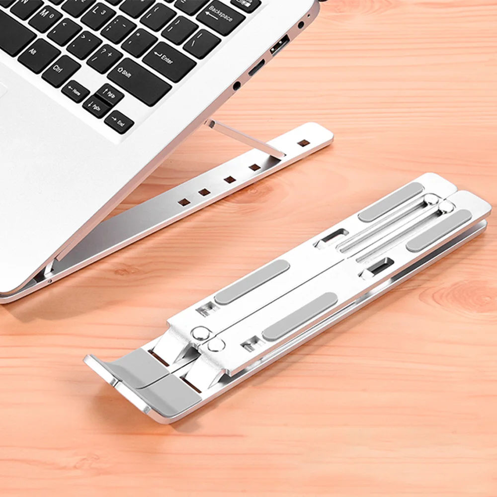 

Foldable Laptop Stand Adjustable Notebook Stand Portable Laptop Holder Aluminum Notebook Support For MacBook Air Pro Computer