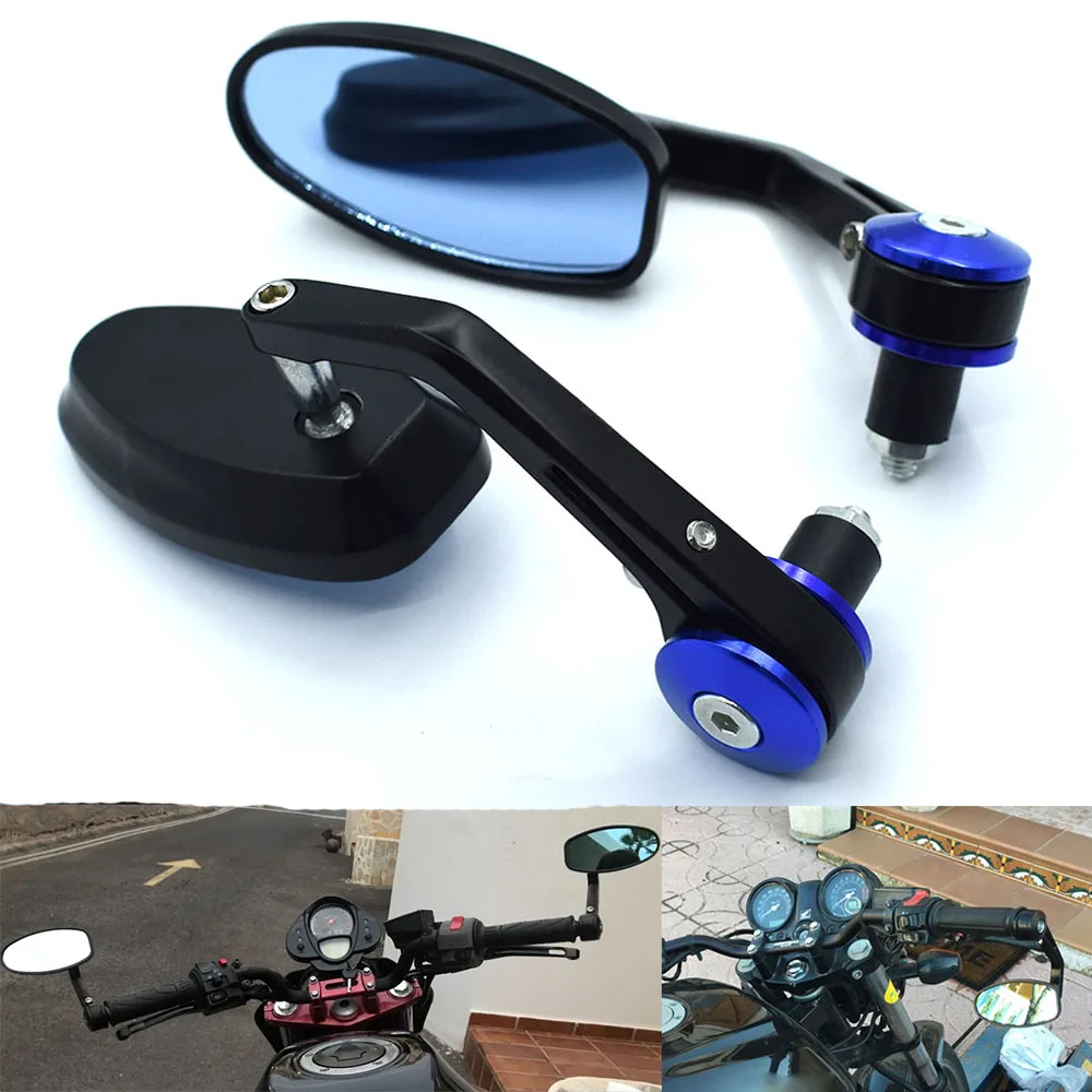Universal 7/8 '' 22mm Handlebar End Motorcycle Rearview Mirror For KTM