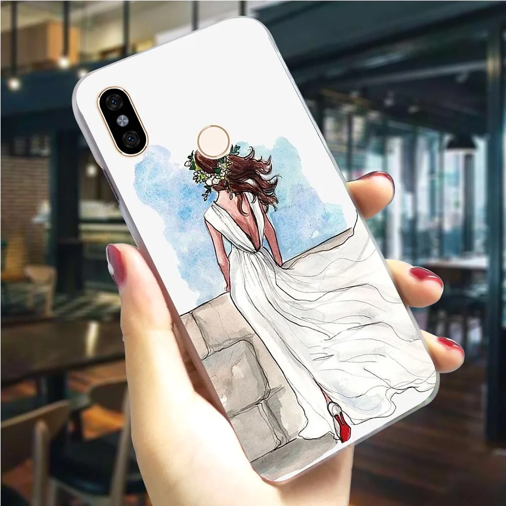 Чехол для телефона Xiaomi Mix 2S Girls Enjoy Life Cover Mi A1 A2 Lite 5X 6X 6 8 9 9se 9T Pro CC9E CC9 A3 Pocophone F1|Бамперы|