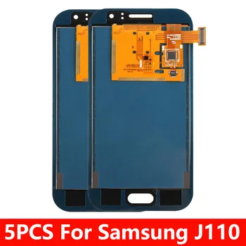 

5PCS/Lot LCD For Samsung Galaxy J1 Ace J110 J110F J110H J110M LCD Display Touch Screen Digitizer Assembly Can adjust brightness