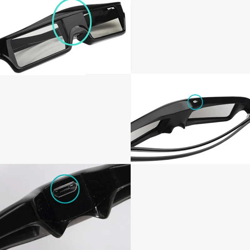 1 шт./лот 3D RF Bluetooth активные очки для Epson ELPGS03 проектор домашнего кинотеатра