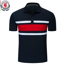 Fredd Marshall, новая мода, Мужская рубашка поло с цветными блоками, хлопок, пэчворк, короткий рукав, рубашки поло, Мужская брендовая одежда 047