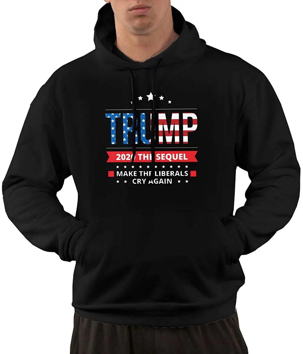 Trump 2020 забавная мужская толстовка с капюшоном и надписью Make Liberals Cry agne унисекс