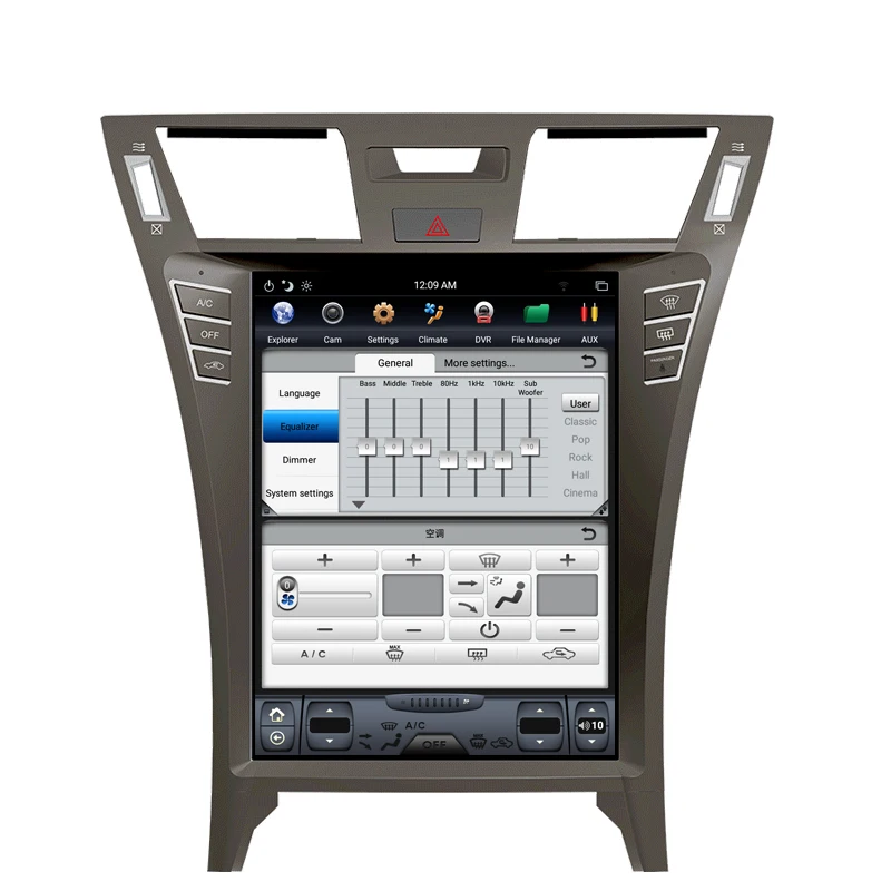 Flash Deal NAVITOPIA 12.1inch Vertical Screen Tesla Android 7.1 Car GPS Navigation for Lexus LS460 Car DVD Multimedia Player 8