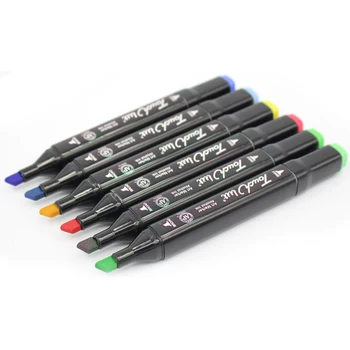 

24/36/48/60/80 Colors Dual Head Marker Sketch Marker Pens For Drawing Manga Design
