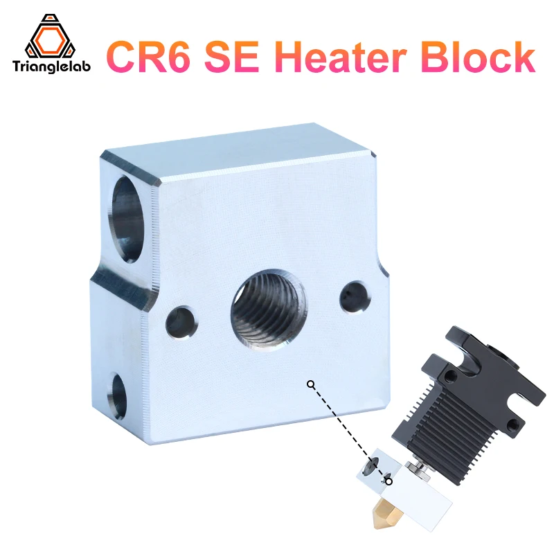 TrianglelabCR6SEAluminumMetalHeaterBlockCR6SEHEATBLOCK