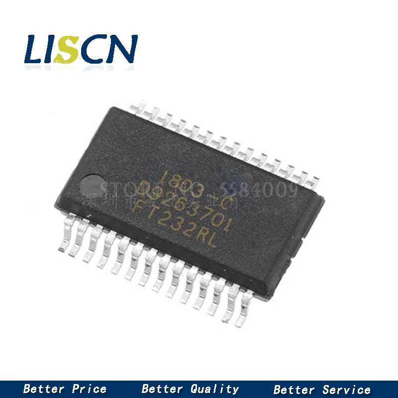 1PCS FT232RL SSOP28 FT232 SSOP SMD USB UART (USB Serial) I.C. новый и оригинальный|Соединители| |