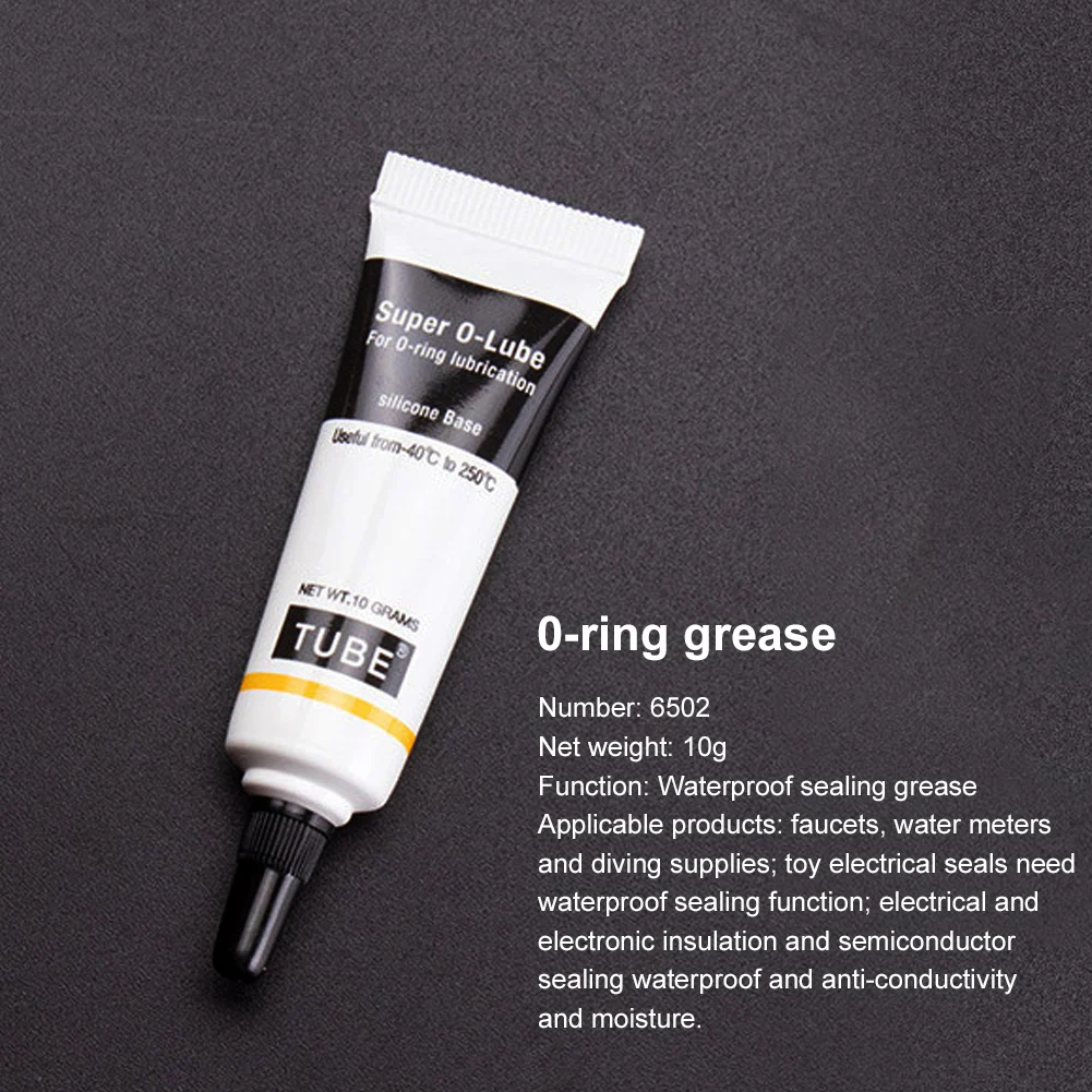 10g Food Grade Silicon Grease Lubricant O-Ring Lubrication NEW B8S6 