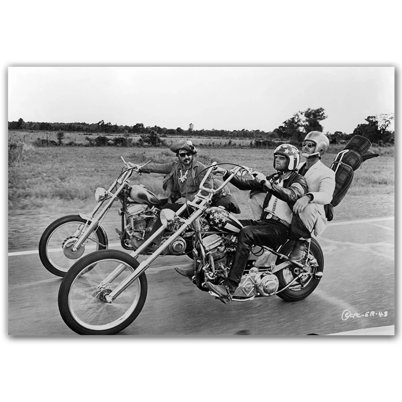 Современный классический кинопостер настенная Картина на холсте Easy Rider обои в