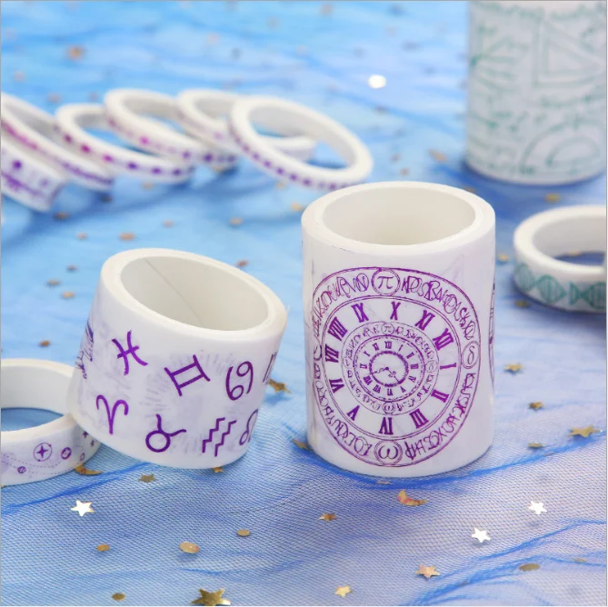 10rollsTape washi tape masking tape stationery stickers scrapbooking decorative notebook diary Journal girl school Gilding