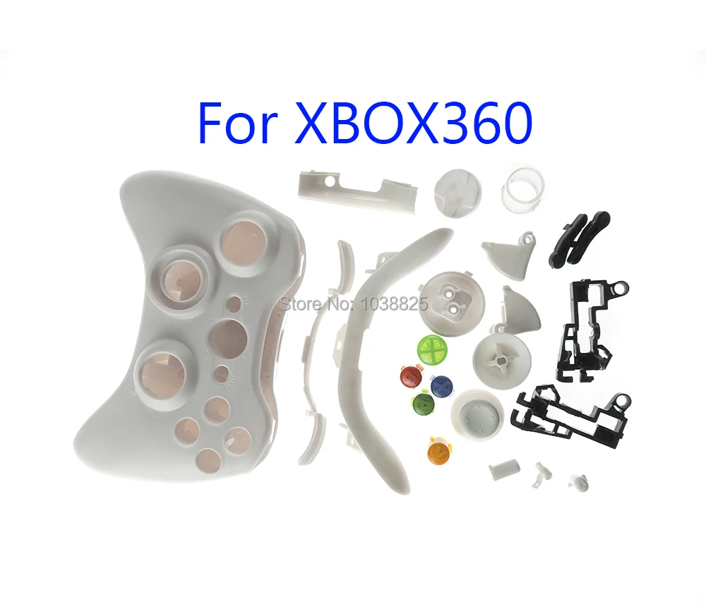Full Set Shell Housing Cover Case with Buttons Kit for Xbox 360