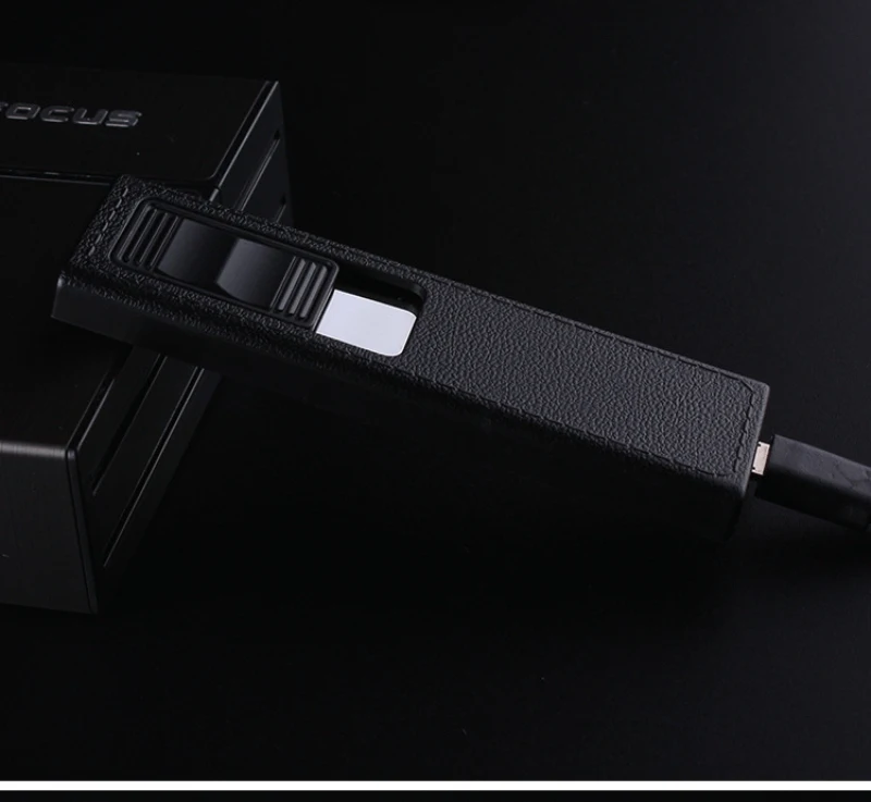 Держатель Ciagrette коробка со съемной электронная USB Зажигалка Беспламенное ветрозащитное табачный чехол для прикуривателя