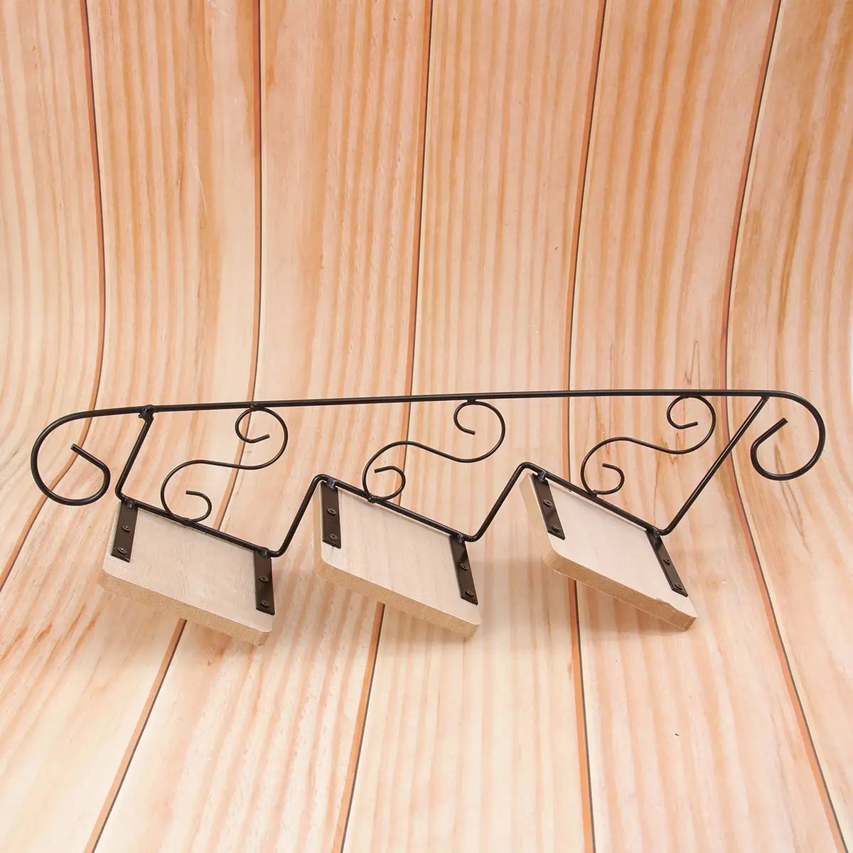 American Rural Creative Staircase Wall Hanging Decor Creative Rural Style Simple Stair Flower Shelf Shape Household Shelf A50