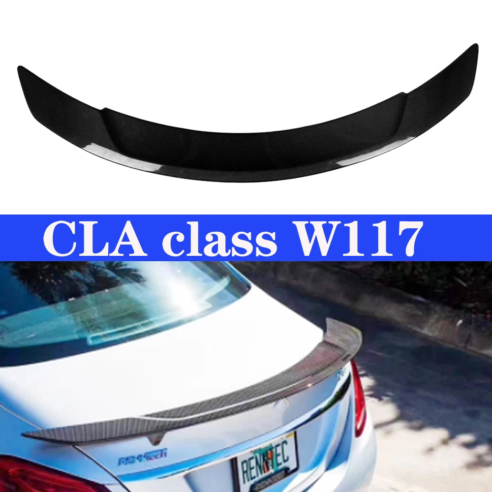 Карбоновые спойлеры задние губы крылья багажника для Mercedes CLA class W117 CLA200 CLA250 CLA45