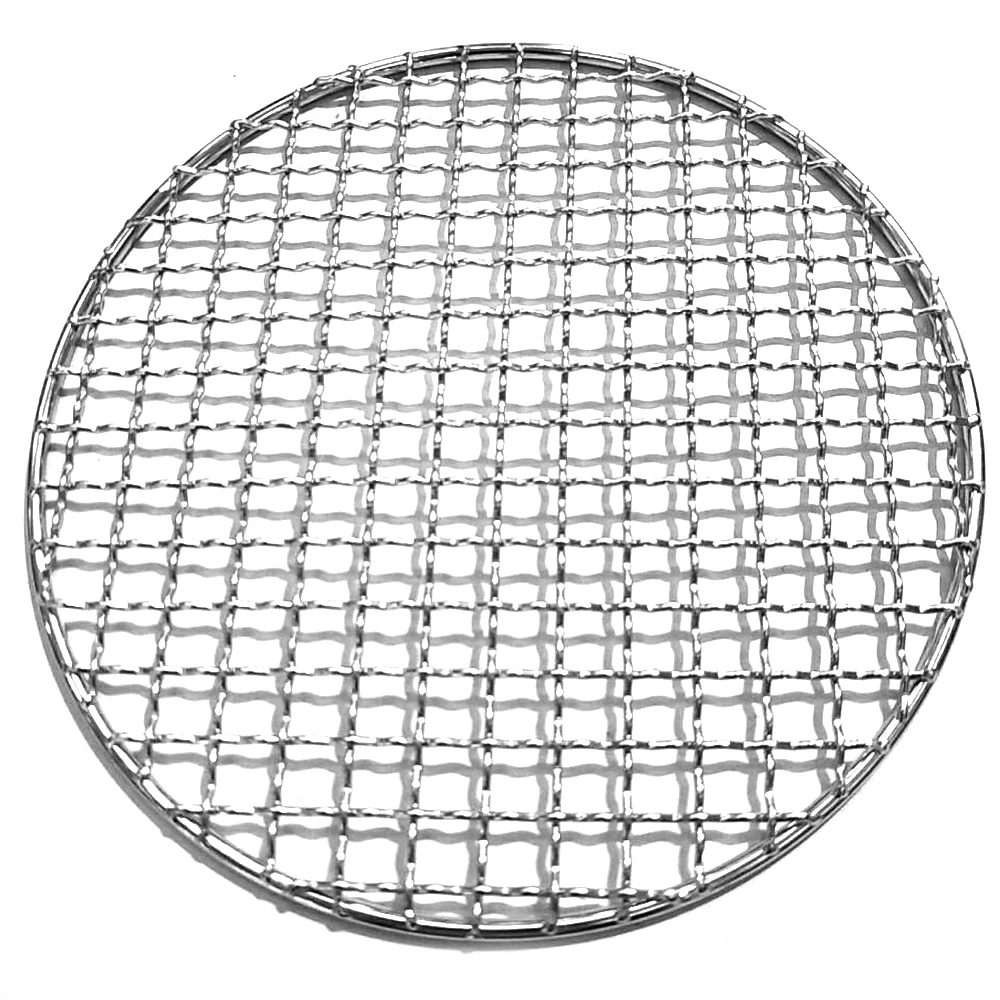 Non-Stick BBQ Mat Grid 304 Stainless Steel Round BBQ Grill Mesh Home Roast Nets Bacon Grill Tool Iron Nets Barbecue Accessories