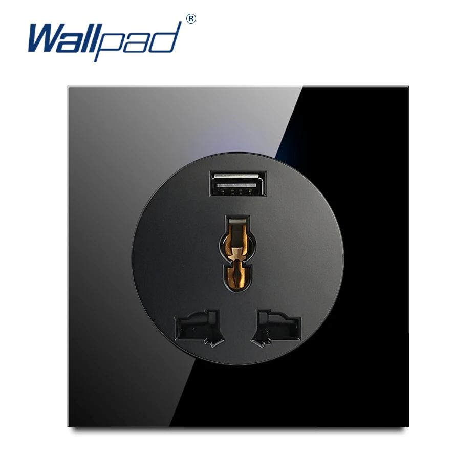 Настенная розетка Wallpad USB 3 Pin MF Новое поступление настенная из хрустального