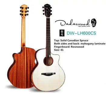 

Chinese factory Dadarwood brand, high quality solid spruce top, laminate mahogany side and back 600cs