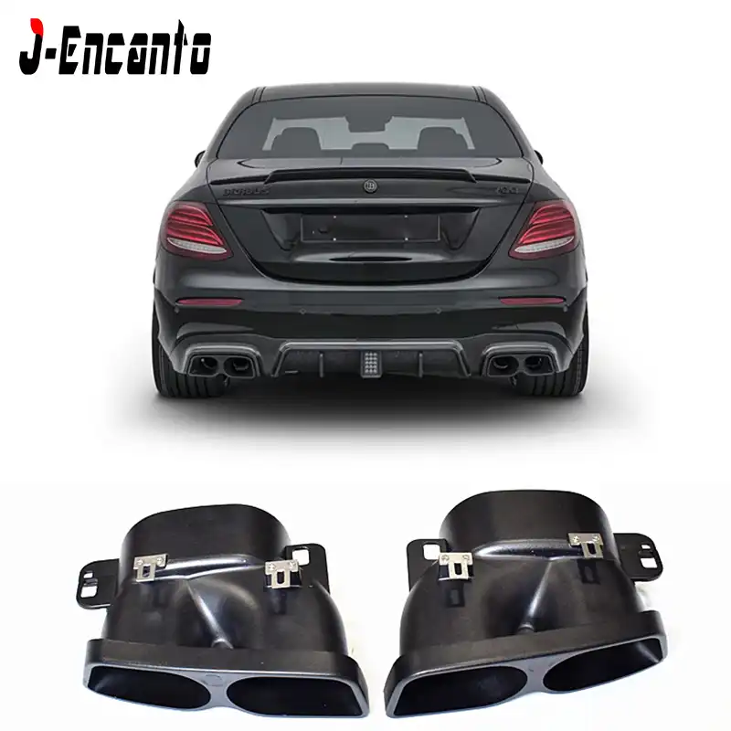 For Mercedes Benz W205 W212 W222 W204 W207 C E S Class Car Exhaust Systems Rear Muffler Tip Tail Exhaust Tips Mufflers Aliexpress