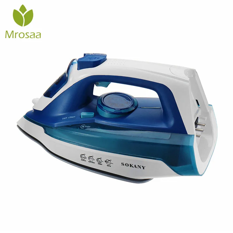 

Portable Electric Steam Iron with Charging Base 5 Level Temperature Control Overheat Protection Steam Clothes Handheld Flatiron