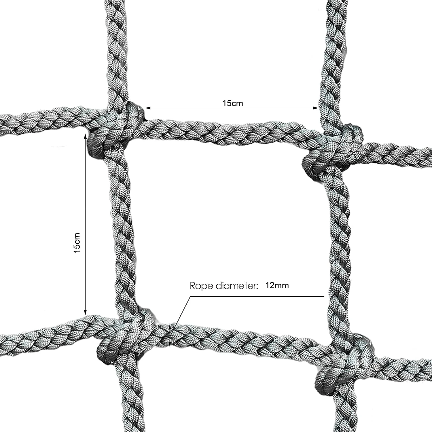 Hq Hr1 Nylon Rope Net Mesh For Ceiling Decoration Mesh Partition Protective  Fence Safety Net Game Climbing 4-20mm Diameter - Ropes - AliExpress