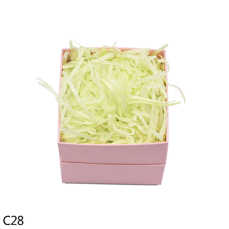 C28 10/20/50 г DIY бумажная рафия измельченные морщинка Бумага конфетти подарки/коробка наполнение Материал наряд в качестве подарка на день рождения Свадебная вечеринка украшения свадебные принадлежности - Цвет: C28