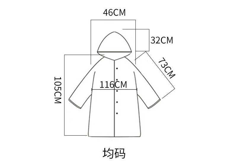 discount Jacket Raincoat Runway Black Women Girls Rain Coat Long Ladies Windproof Transparent Vinyl Waterpro