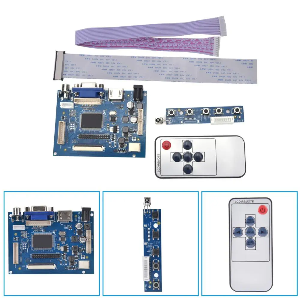 VGA AV ЖК-дисплей плата контроллера AT070TN92 AT070TN90 AT070TN94 50Pin 800 480 Экран