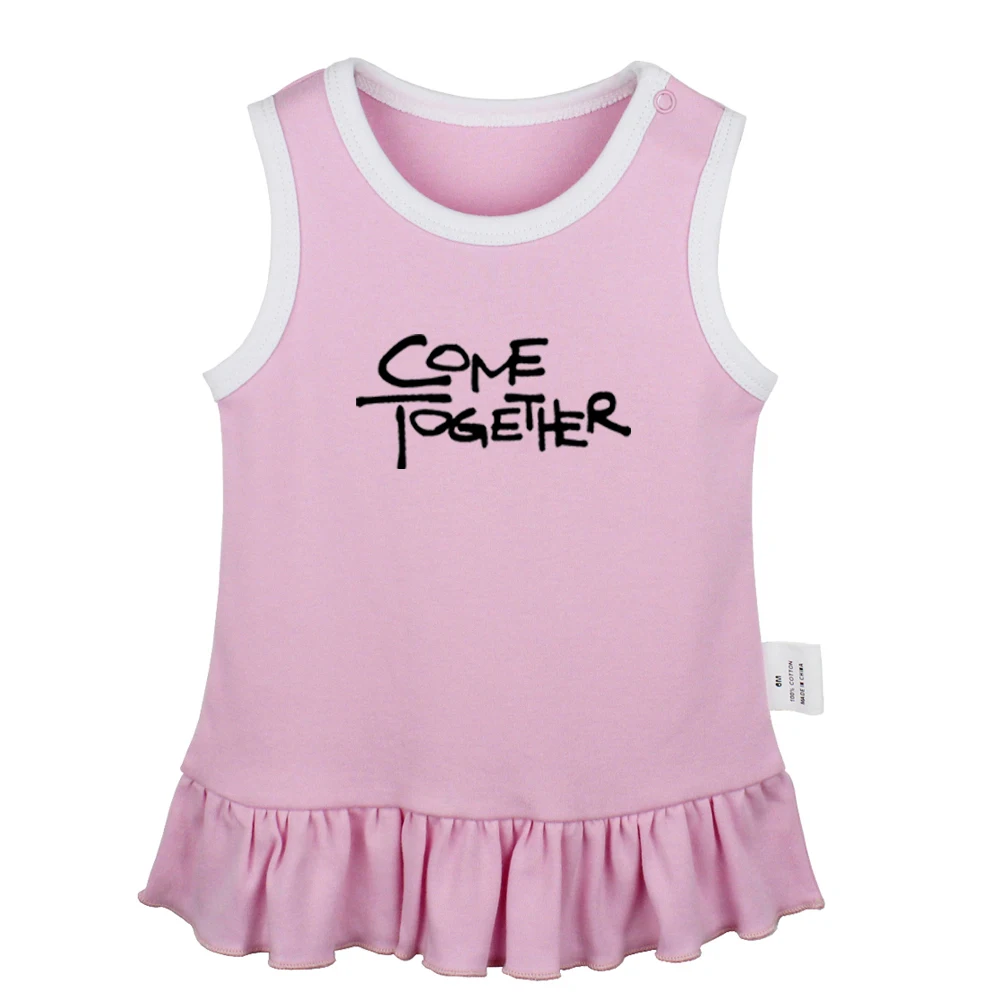 Платье для новорожденных девочек с надписью «Combe together Fly Make Today Amazing You get this BABE» платье без рукавов для малышей хлопковая одежда для новорожденных