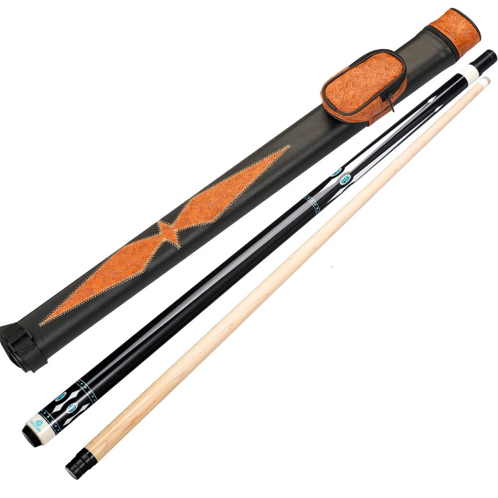 HERO1-2 для бильярдного кия Carom Cue 3 подушечки кия 12 мм наконечник 142 см длина палочка для бильярдного кия Чехол Набор Профессиональный набор с множеством подарков - Цвет: HERO1 with Case