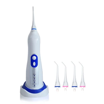 

Dental Irrigator 4-Mode Water Flosser for Teeth Braces and Bridges with High Pressure From Dentine and Attachments IPX7 Waterpro